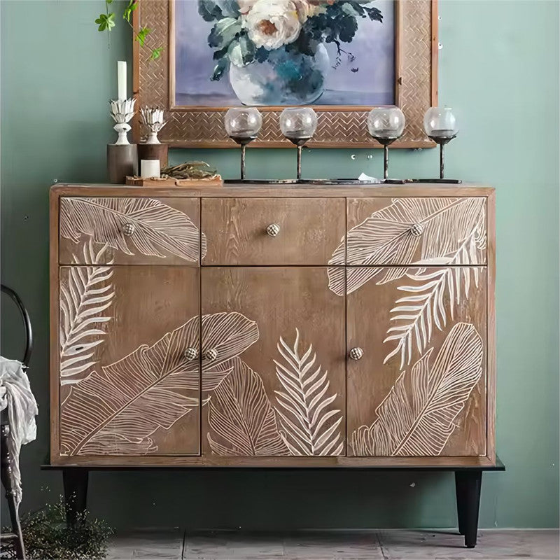 Wooden Display Cabinet Sideboard with Storage