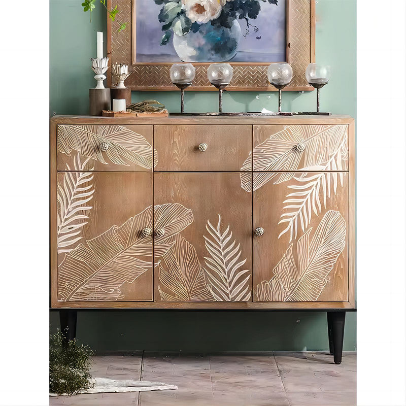 Wooden Display Cabinet Sideboard with Storage