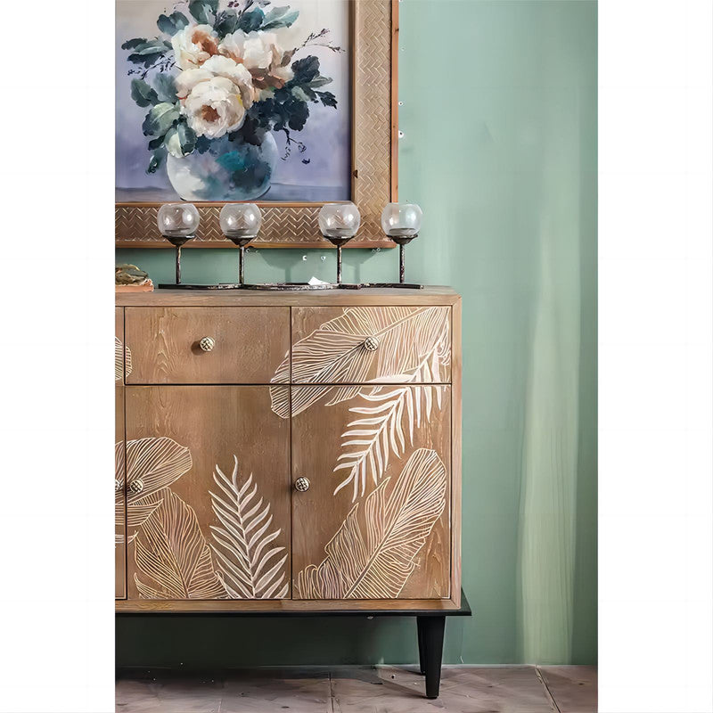 Wooden Display Cabinet Sideboard with Storage