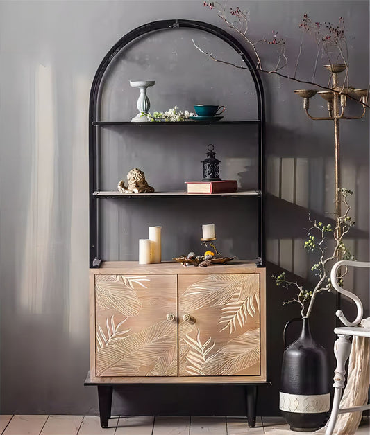 Display Cabinet Storage Furniture with 2 Doors