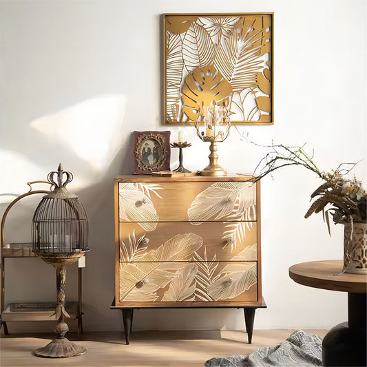 Display Cabinet Storage Hallway Console Table with 3 Drawers