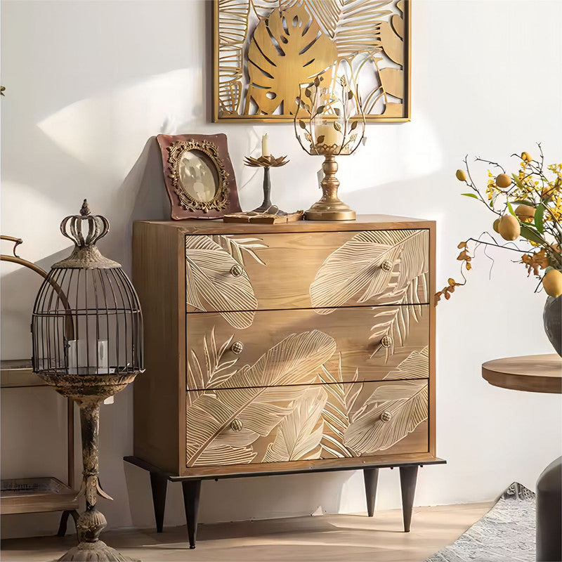 Display Cabinet Storage Hallway Console Table with 3 Drawers