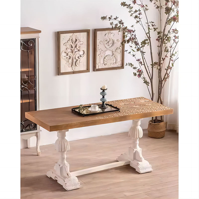 Rectangular Wood Dining Table