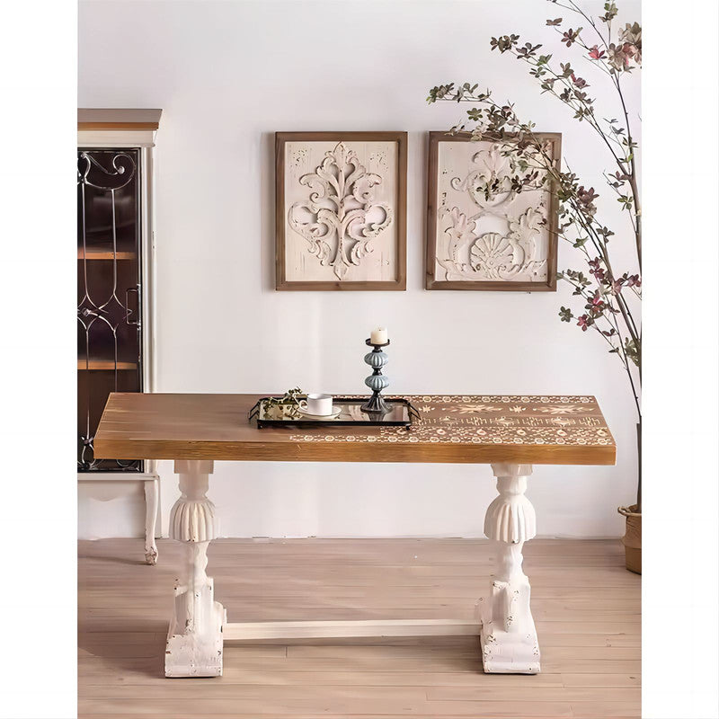 Rectangular Wood Dining Table