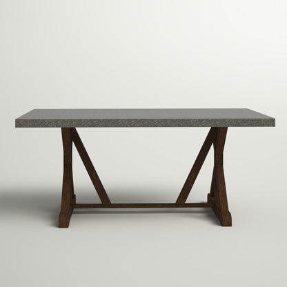 Broville Solid Wood Base Dining Table