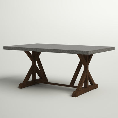 Broville Solid Wood Base Dining Table