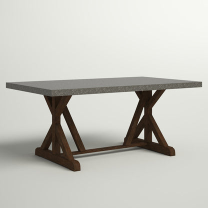 Broville Solid Wood Base Dining Table